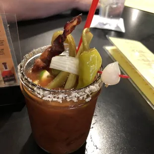 Drinks are amazing!! Food is mediocre at best