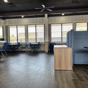 the inside of the restaurant