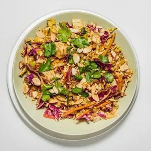 a bowl of salad