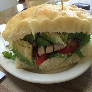Chicken and Avocado Sandwich