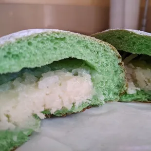 Green Coconut Pandan Bun