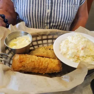 Fried walleye basket