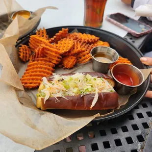 The lobster roll lacked chunks of lobster.  This sandwich was a bit underwhelming.  I would not recommend it. #seafoodfail #disappointed