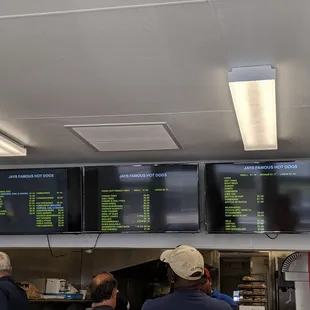 New digital menu board