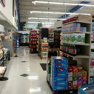 a grocery store aisle