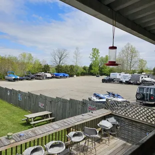 Big lot out back for boats and trailers