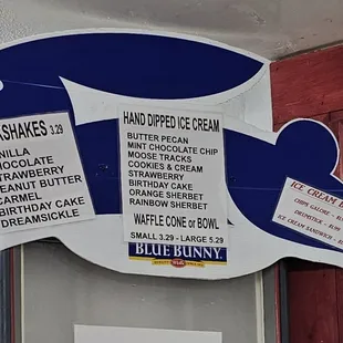 Hand dipped ice cream