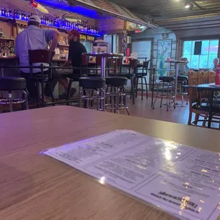 Bar area