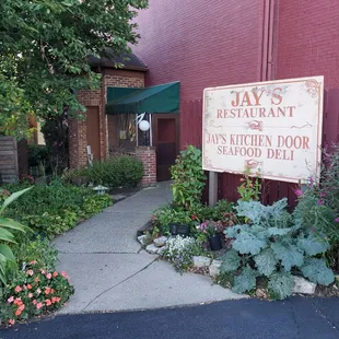 Entry from the parking lot