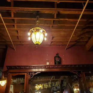 Ceiling over service  bar