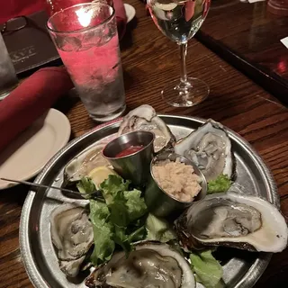 Blue point oysters