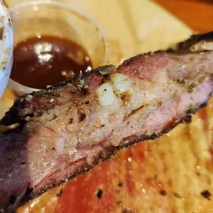 Ribs, falling apart and moist to perfection.