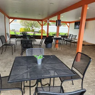 Outside seating