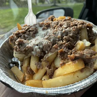 Cheesesteak fries