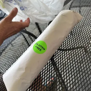 Clearly marked and in separate bag
