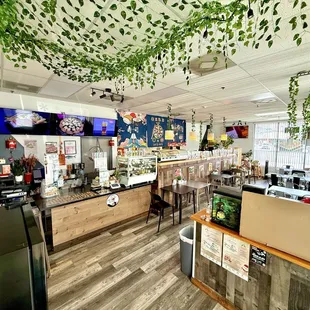 Interior of place looks inviting
