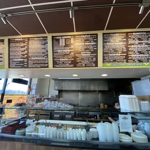 Menu. The usual tex-mex menu. Easy to order.