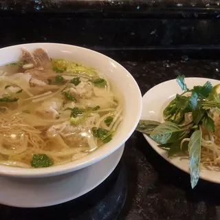 Wonton Egg Noodle Soup