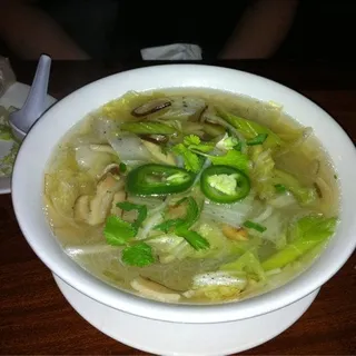 Mushroom Glass Noodle Soup