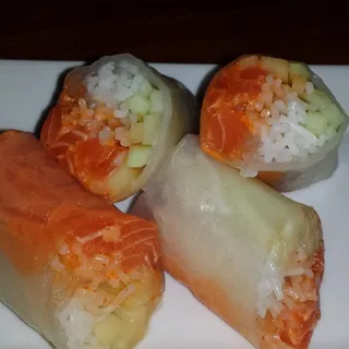 Spicy Salmon Spring Roll