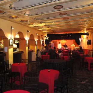 stage and bar