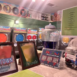 various items on display