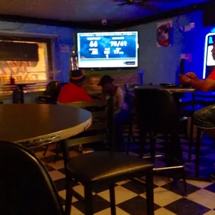 Enjoying some fooseball