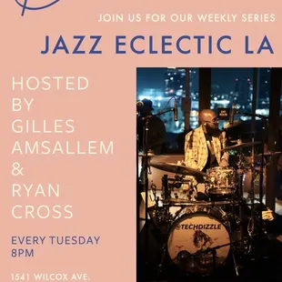 a man playing the drums