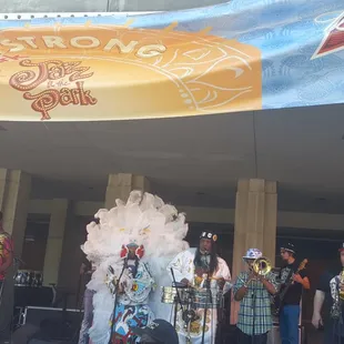 Mardi Gras Chief at Jazz In The Park