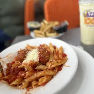 Kids Penne Pasta &amp; Meatballs