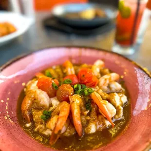 NOLA BBQ Gulf NOLA BBQ Shrimp &amp; Grits