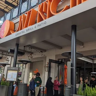 Front of restaurant