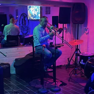 Impromptu Trombone performance!