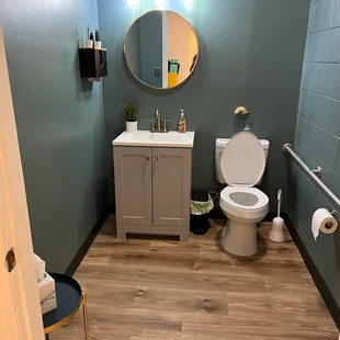 Reception / Childcare area restroom access