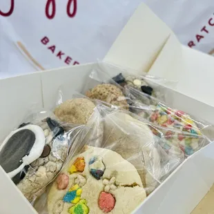 Assorted cookies box