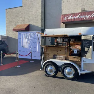 Our Italian Coffee Bar serving coffee at a Volkswagen Car Show in Lodi, California!