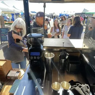 Starting off the River Islands Farmers' Market Opening with a huge line! Thank you guys for all of the support!