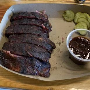 Half rack of great ribs.