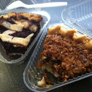 Holy smokes!!! Derby pie and blackberry pie are ridiculously good! Giving grandma a run for the money here!