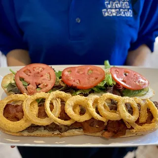 Basin Street Burger Poboy