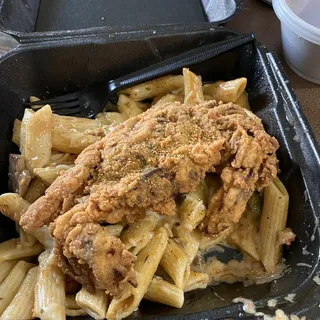 Crawfish and Crab Pasta