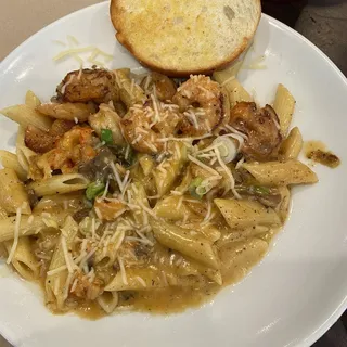 Crawfish and Shrimp Pasta