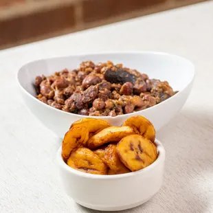 Fried Plantains and Beans