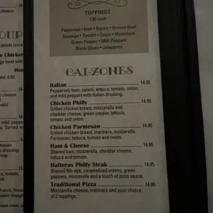 Calzones
