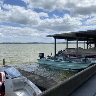 Waterfront boat dock