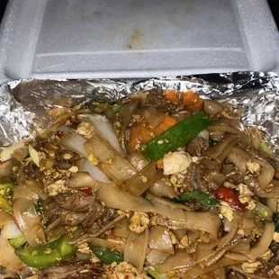 Beef Drunken Noodles
