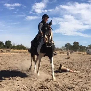 Me on Aken in the arena out back.