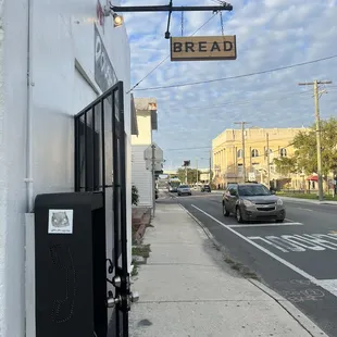 sushi and sashimi, outside