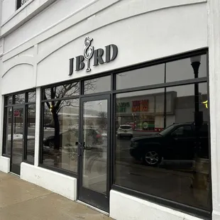 the outside of the building