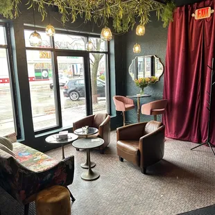 the interior of the restaurant